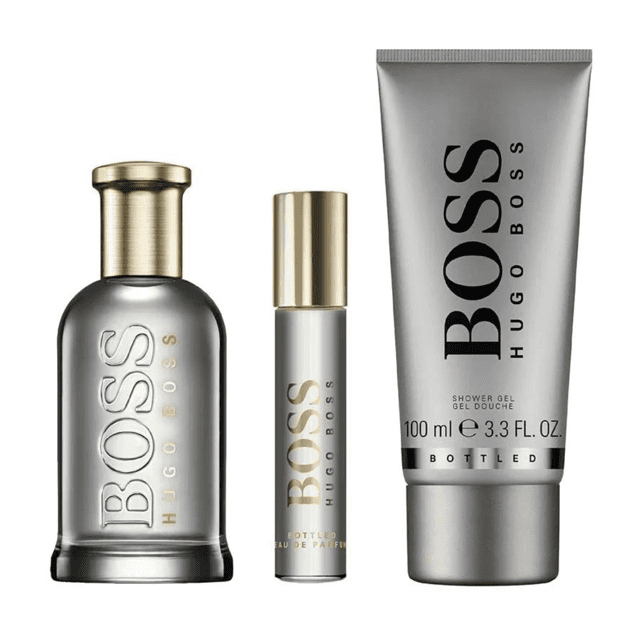 Kit Boss Bottled EDP 100ml + Mini + Shower Gel Masculino