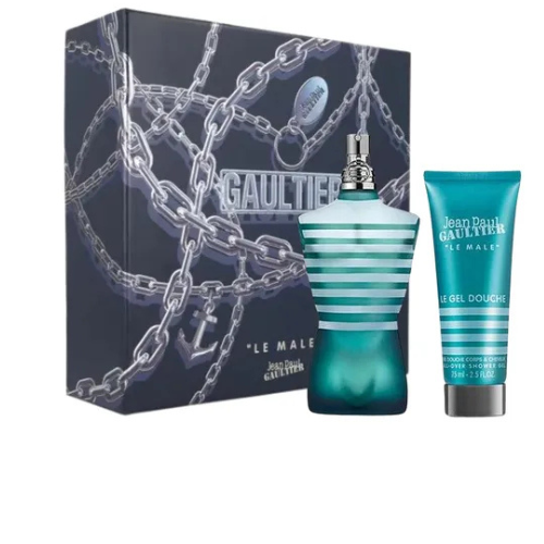 Conjunto Jean Paul Gaultier Le Male Eau de Toilette Masculino 125ml + Gel de Banho 75ml