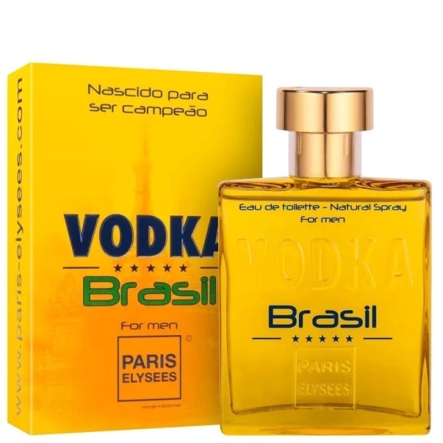 Vodka Brasil Yellow Paris Elysees Eau de Toilette - Perfume Masculino