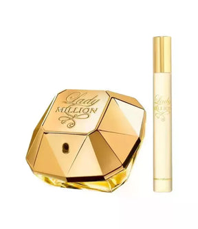 Conjunto Lady Million Paco Rabanne Feminino Eau de Parfum 50ml + Eau de Parfum 10ml