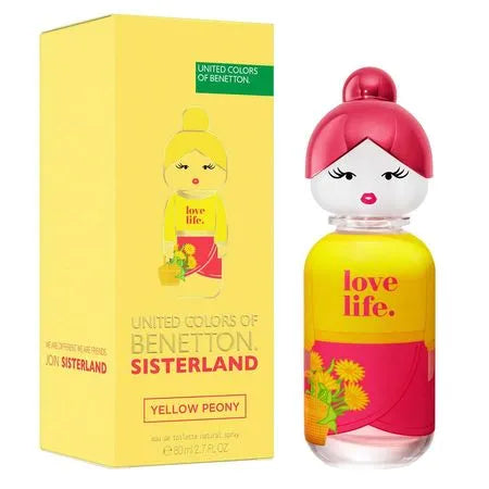 Sisterland Yellow Peony Benetton Feminino EDT S